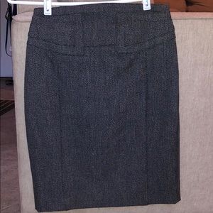 Grey Pencil Skirt